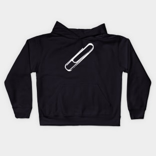 The Paperclip - white edition Kids Hoodie